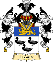 French Family Coat of Arms (v.25) Conte (le)