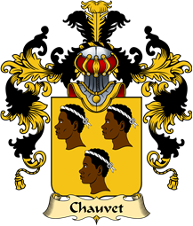 French Family Coat of Arms (v.25) Chauvet