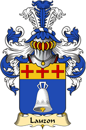 French Family Coat of Arms (v.23) for Lauzon
