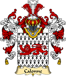 French Family Coat of Arms (v.25) Calonne