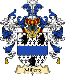Irish Family Coat of Arms (v.25a) Millerd