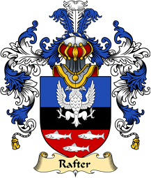 Irish Family Coat of Arms (v.25a) Raughter or Rafter