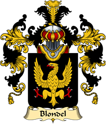 French Family Coat of Arms (v.25) Blondel