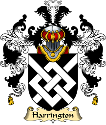 Irish Family Coat of Arms (v.25a) Harrington or O