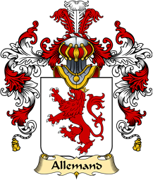 French Family Coat of Arms (v.25) Allemand