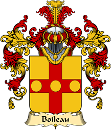 French Family Coat of Arms (v.25) Boileau