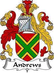 English Coat of Arms for the family Andrews