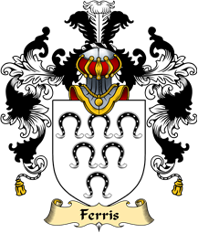 Irish Family Coat of Arms (v.25a) Ferris
