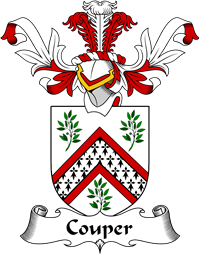 Coat of Arms from Scotland for Couper or Coupar