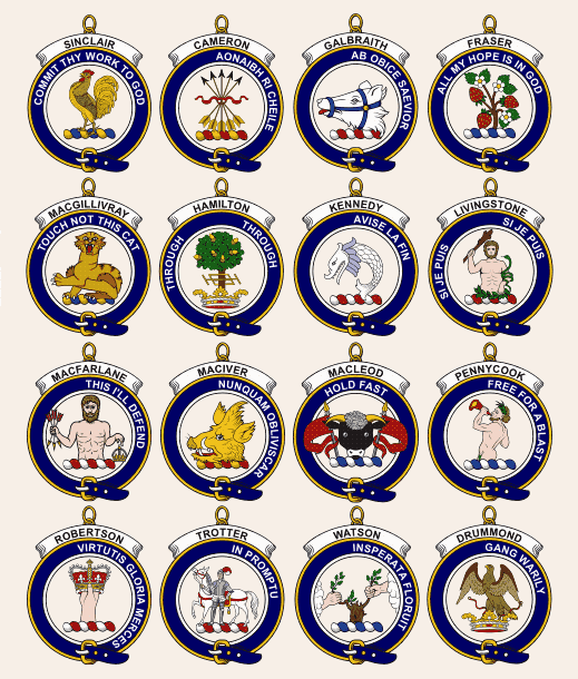 Scottish Clan Badges