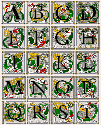 Heritage Crafts-Dragon Alphabet