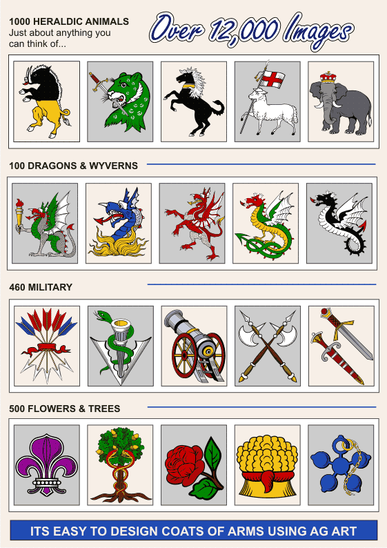 Armorial Gold Heraldry Art