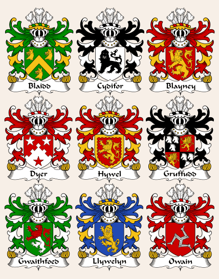 Welsh Coats of Arms