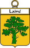 French Coat of Arms Badge for Lainé