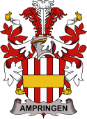 Danish Coat of Arms for Ampringen or Ambring