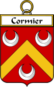 French Coat of Arms Badge for Cormier