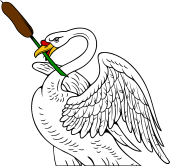 Demi Swan Version 2 Wings Elevated Holding a Bull Rush