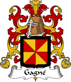 Coat of Arms from France for Gasnier or Gagné