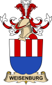 Republic of Austria Coat of Arms for Weisenburg