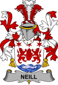 Irish Coat of Arms for Neill or O'Neill