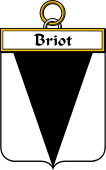 French Coat of Arms Badge for Briot