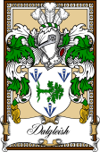 Scottish Coat of Arms Bookplate for Dalgleish