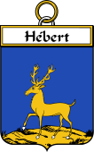 French Coat of Arms Badge for Hébert