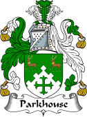 English Coat of Arms for the family Parkhouse