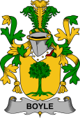 Irish Coat of Arms for Boyle or O'Boyle