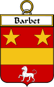French Coat of Arms Badge for Barbet