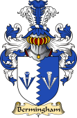 Irish Family Coat of Arms (v.23) for Bermingham