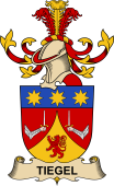 Republic of Austria Coat of Arms for Tiegel (de Lindenkron)