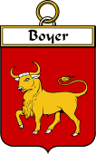 French Coat of Arms Badge for Boyer