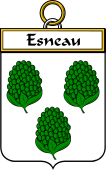 French Coat of Arms Badge for Esneau