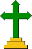 Cross, Calvary Barbed at the Points