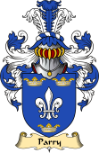 Irish Family Coat of Arms (v.23) for Parry