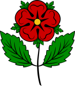 Heraldic Rose Slipped