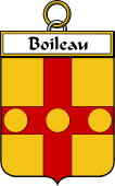 French Coat of Arms Badge for Boileau