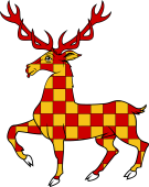 Stag Trippant or Passant Checkie