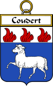 French Coat of Arms Badge for Coudert