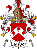 German Wappen Coat of Arms for Lauber