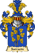 French Family Coat of Arms (v.23) for Sarrazin