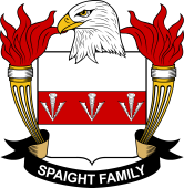 Coat of arms used by the Spaight family in the United States of America