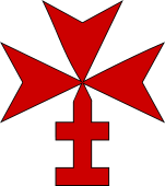 Cross, Malta Embattled at the Foot