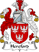 English Coat of Arms for the family Hereford or Hertford