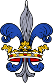 Fleur de Lis Enfiled by Coronet