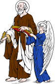 St Matthew the Apostle with Angel