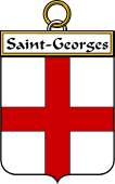 French Coat of Arms Badge for Saint-George
