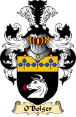 Irish Family Coat of Arms (v.23) for O'Bolger or Boulger