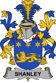 Irish Coat of Arms for Shanley or McShanly